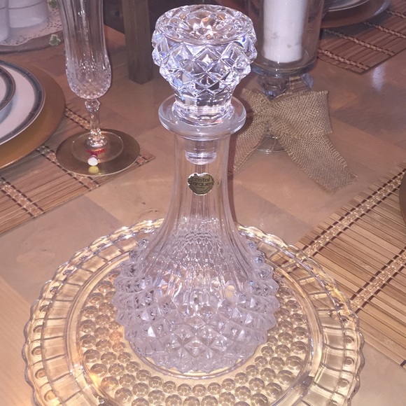 Accents Vintage Cristal Darques France Glass Decanter Poshmark Accents Vintage Cristal Darques France Glass Decanter Poshmark